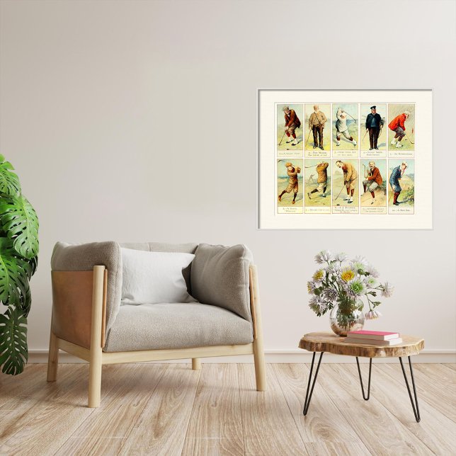 Skriv ut vintage Golf Cigarette-kort Poster (Skapare uppladdad)