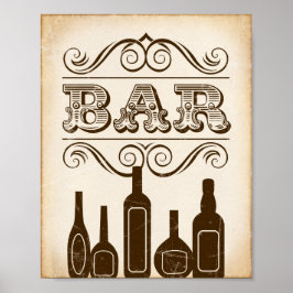 Skriv ut vintage Party PUB Poster