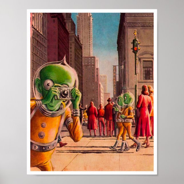 Skriv ut vintage Pulp Fiction Poster (Framsidan)