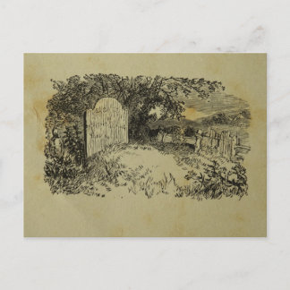 Skriv ut vintage vykort