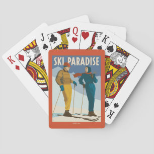 Skriv ut Vintagen Ski Paradise Casinokort