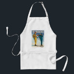 Skriv ut Vintagen Ski Paradise Förkläde<br><div class="desc">Märk skidens elegans med vintagen "Ski Paradise" utskriven av Andersson Design Group. Den här charmerande designen har skidåkare för snyggt i klassiska vinterattityder mot en serenalpin bakgrund. Perfekt för att lägga till sofistikering i skidloge décor eller som en nostalgisk gåva till skidskidskidskidskidské älskare.</div>