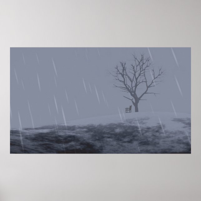 Skriv ut vinterkyla poster (Framsidan)