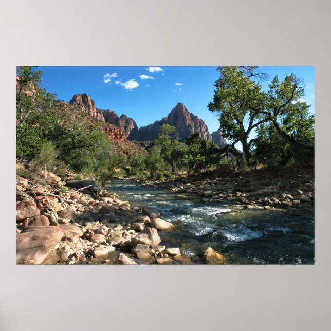 Skriv ut: Virgin River and Watchman Poster (Framsidan)