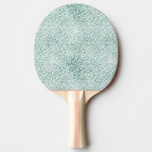 Skriv ut vitt leopard med grå nyans pingisracket