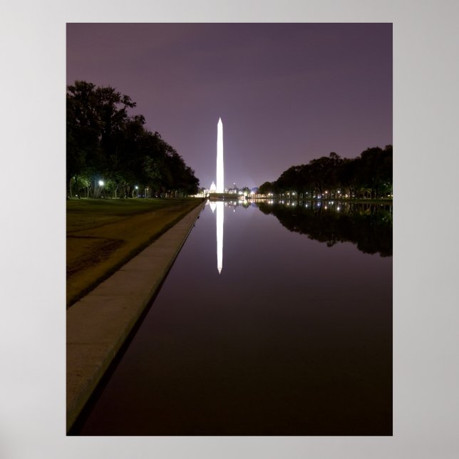 Skriv ut Washington-monument Poster (Framsidan)