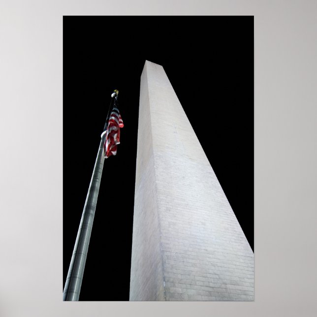 Skriv ut Washington-monument Poster (Framsidan)