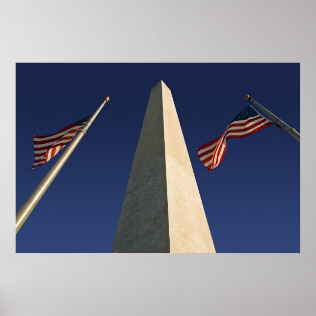 Skriv ut Washington-monument Poster (Framsidan)