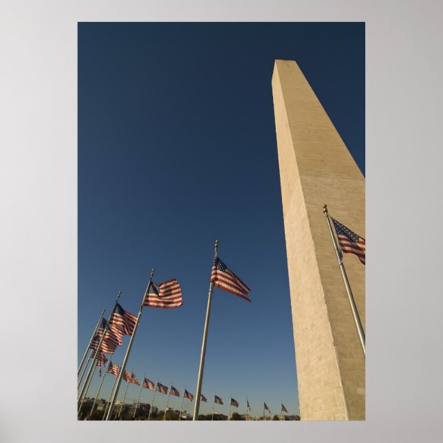 Skriv ut Washington-monument Poster (Framsidan)