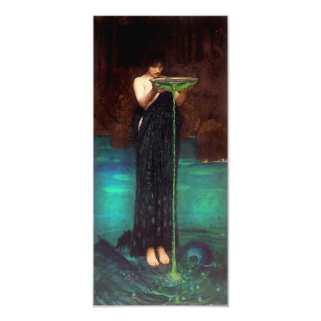 Skriv ut Waterhouse Circe Invidiosa Fototryck (Framsidan)