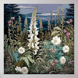 Skriv ut Wildblommor Art Poster
