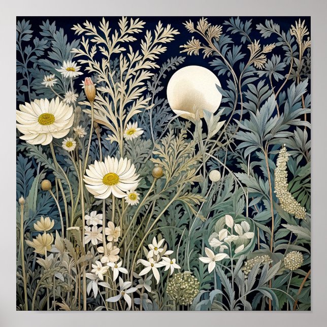 Skriv ut Wildblommor Art Poster (Framsidan)