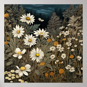 Skriv ut Wildblommor Art Poster