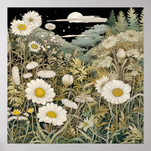 Skriv ut Wildblommor Art Poster