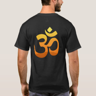 Skriv ut Yoga Om Mantra Symbol Meditation Manar T Shirt