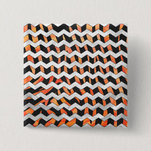 Skriv ut Zebra Black och Orange Knapp