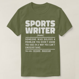 Skriva Älskare Funny i definition för sportskrivpr T Shirt