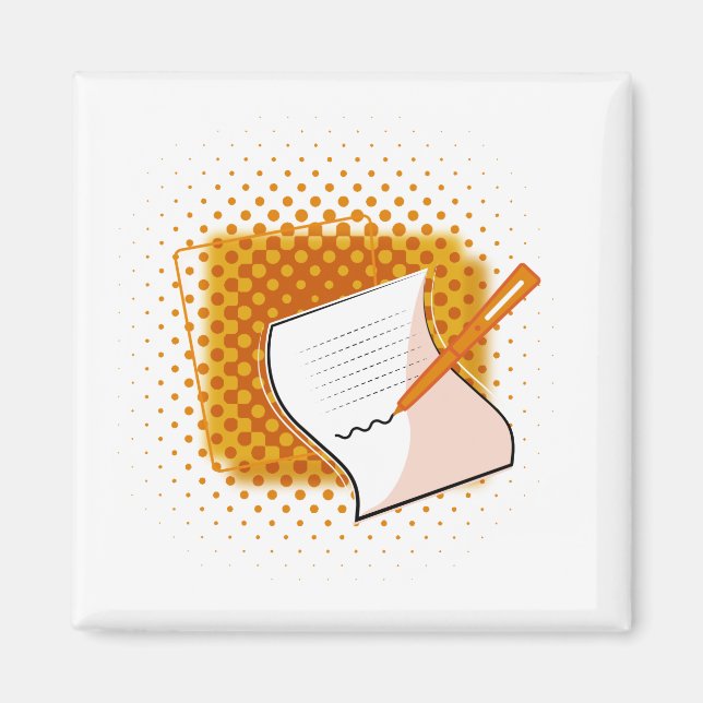 Skriva Älskare Magnet (Framsidan)