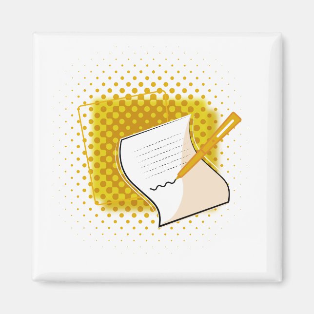Skriva Älskare Magnet (Framsidan)