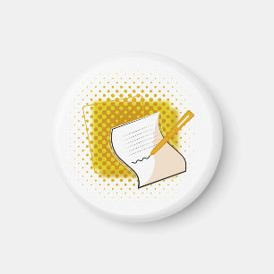 Skriva Älskare Magnet