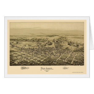 Skriva Argyl, den panorama- kartan för PA - 1894 Hälsningskort