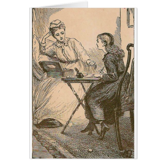 Skriva Brev för mamma Hälsningskort (Framsidan)