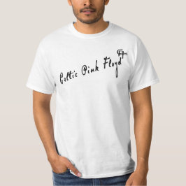 Skriva CPF-logotypen med spårar listar T-shirt