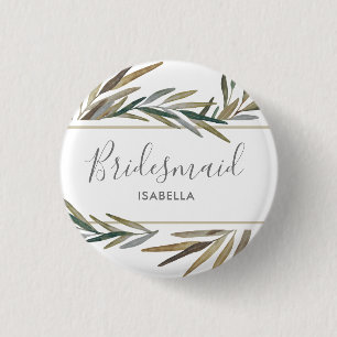 Skriva den lantliga chic bröllopbrudtärnan för knapp