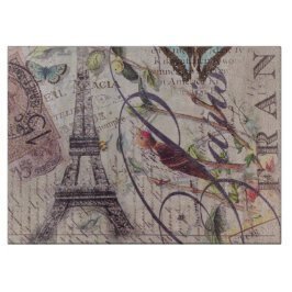 Skriva det franska landfjärilsParis Eiffel torn