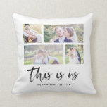 Skriva detta är oss efternamnfotoCollage Kudde<br><div class="desc">Kudde presentera ord, "som denna är oss" i en snyggt skrivar med 4 fotofoto, den ordnade sidan - by - sid på bekläda, och baken skapar den 8 foto i slutsumman som du kan byta ut med dig äger foto mot en vitbakgrund. Du kan också tillfoga ditt efternamn och det...</div>