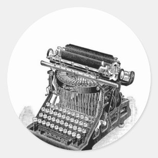 Skriva din egen historia runt klistermärke