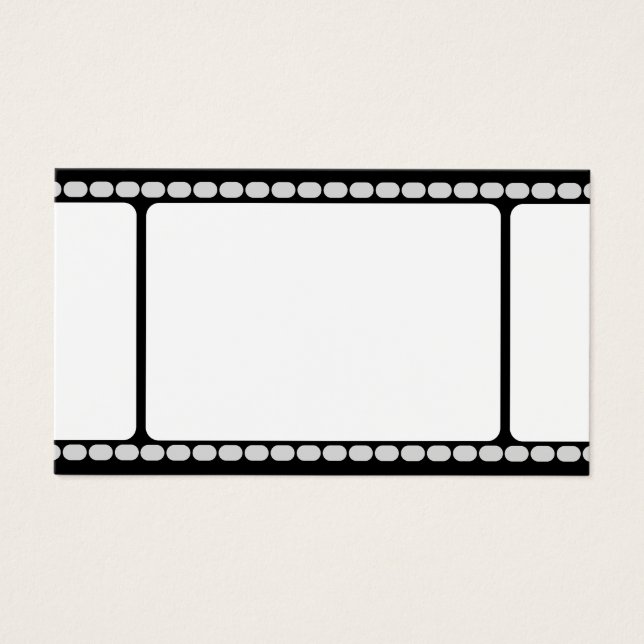 Skriva din favoritfilm! Bröllop Guest Idea Visitkort (Framsidan)