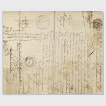 Skriva dokumentmöblemangDecoupage papper