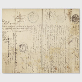 Skriva dokumentmöblemangDecoupage papper Presentpapper