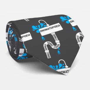 Skriva eller poesi på kreativet Onomatopoeia Slips