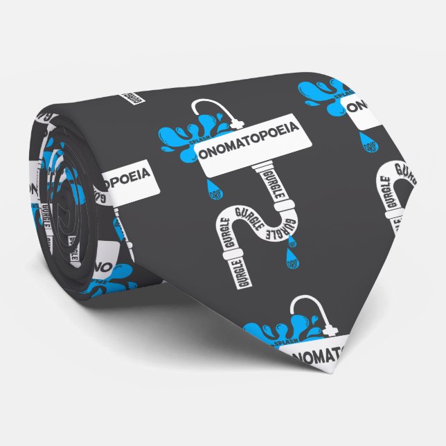Skriva eller poesi på kreativet Onomatopoeia Slips (Rullad)