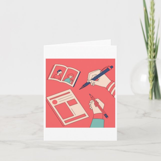 Skriva färgstarka, uttrycksfulla digitala bilder I Kort (Framsida)