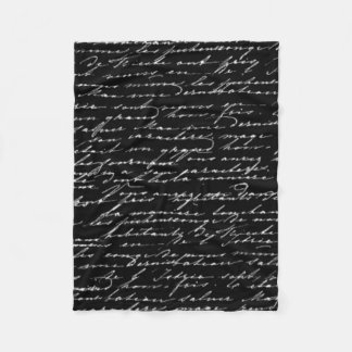 Skriva filten fleecefilt