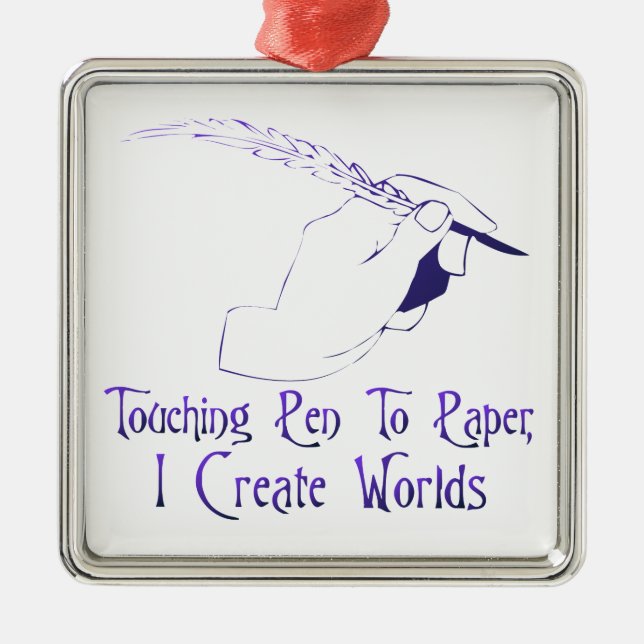 Skriva för att skyla över brister julgransprydnad metall (Framsidan)