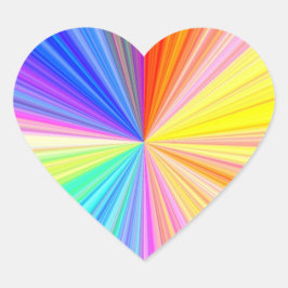 Skriva för flera syften på dekorativa Pappra crawl Hjärtformat Klistermärke