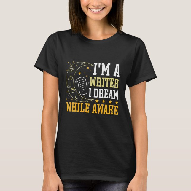 Skriva för författare och författare t shirt (Framsida)