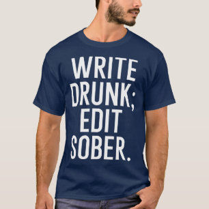 Skriva full redigera soja t shirt