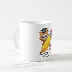 Skriva i uggla kaffemugg