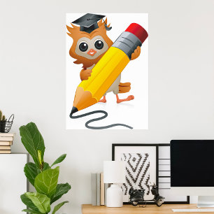 Skriva i uggla poster