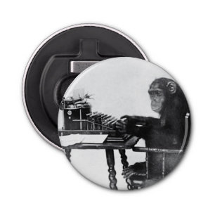 Skriva in apa flasköppnare