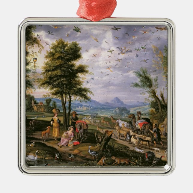 Skriva in ark julgransprydnad metall (Framsidan)