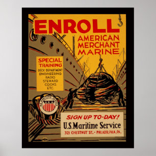 Skriva in sig affischen för vintage WPA för Poster