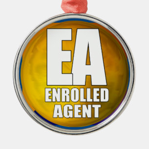 SKRIVA IN SIG AGENT FÖR EA LOGOTYP JULGRANSPRYDNAD METALL