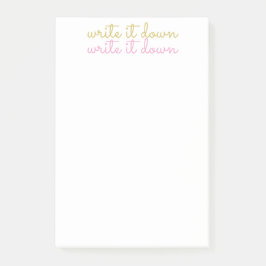 SKRIVA IT NED POST-IT-NOTER POST-IT BLOCK