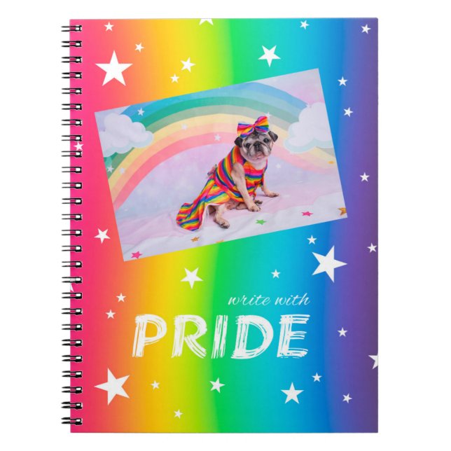 "Skriva med Pride!" - Hattie Anteckningsbok (Framsidan)